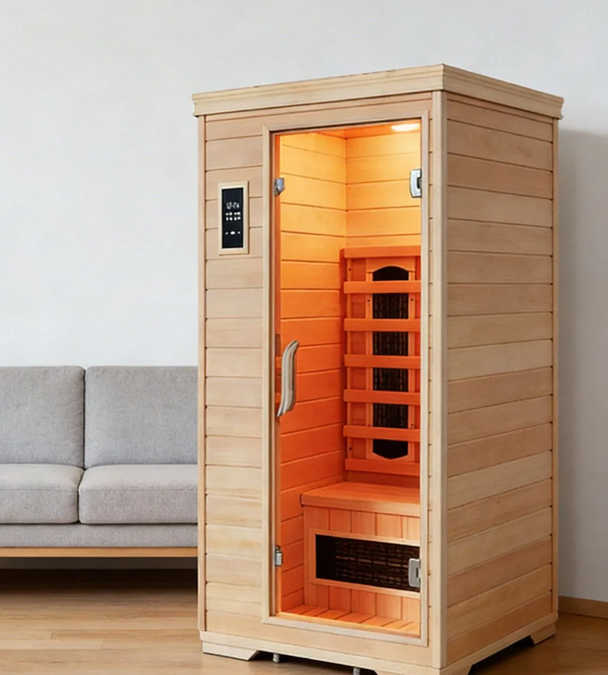 Инфракрасная сауна на 2 персоны из канадского хемлока