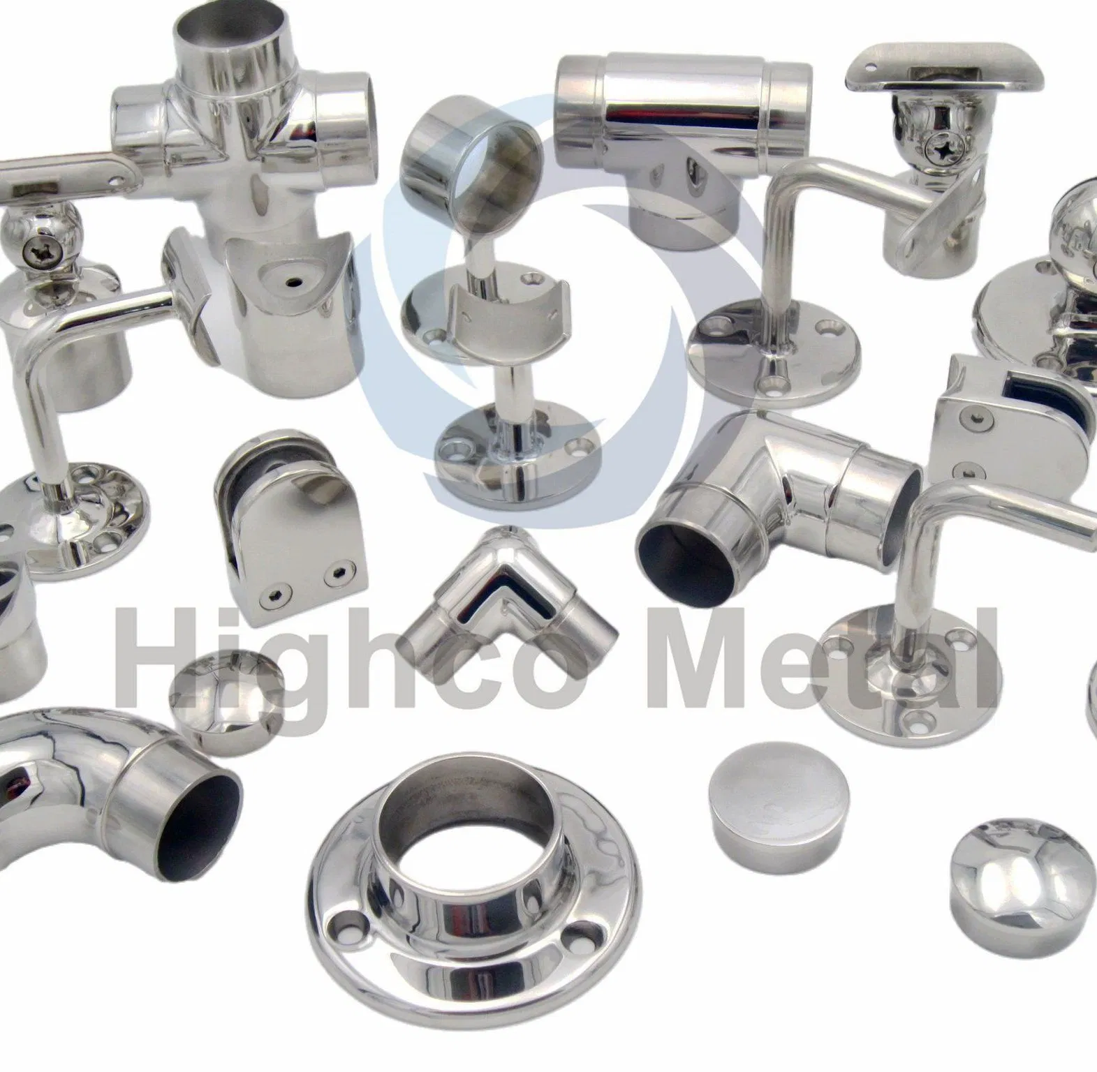 Stainless Steel Glass Balustrade Stair Glass Railing Handrail