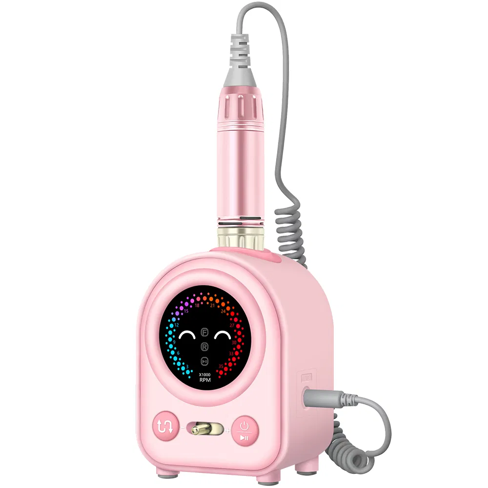 2023 New Design 35000rpm Electric Nail Filer Machine with Pause Function