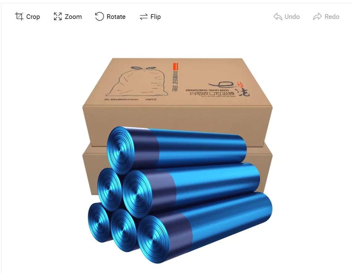 Мусорные пакеты E-Clean с завязками, 48x60 см