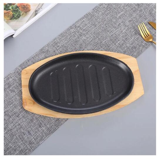 Steak Teppanyaki Plate Household Teppanyaki Fish Plate Pan