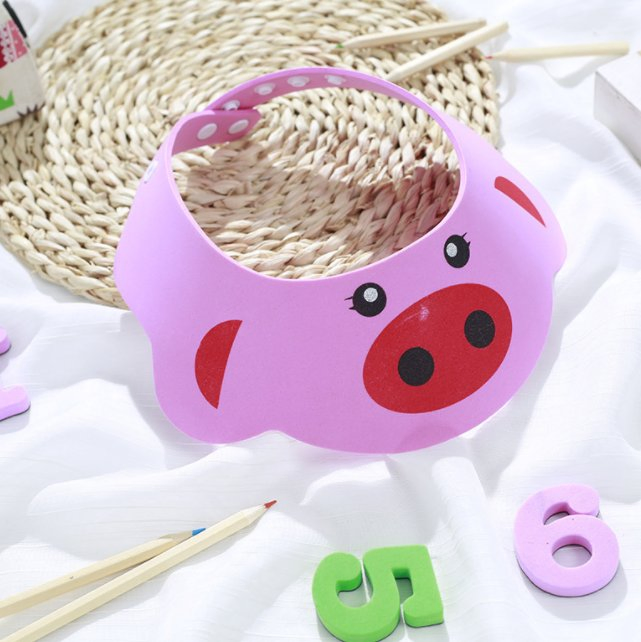 Adjustable Animal Baby Shampoo Protect Soft Visor Wash Hair Shield Shower Cap