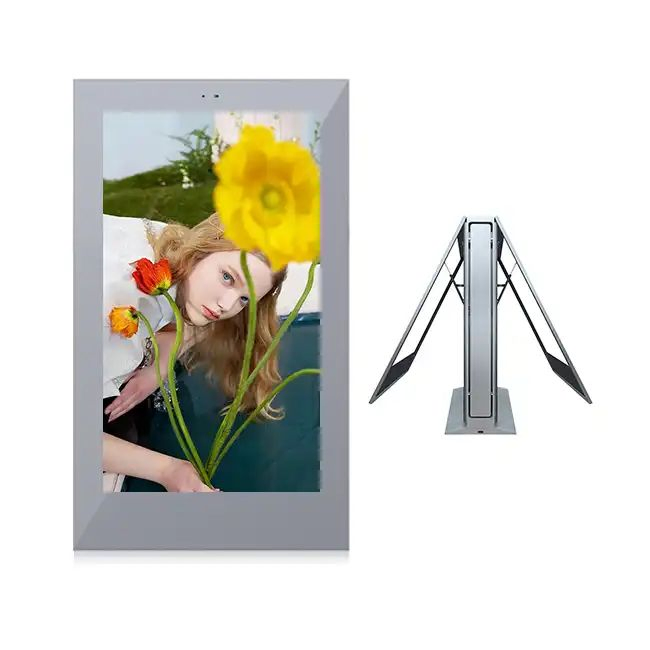 55-дюймовый сенсорный киоск для рекламы на улице и в помещении