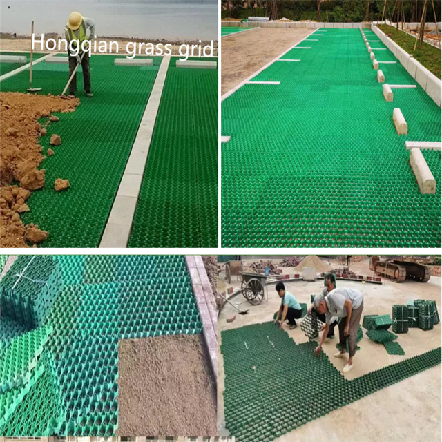 50mm Driveway Plastic PP Grass Paver Grid Ground Cell Parking Lot Road Soil Stabilizer Gravel Grid