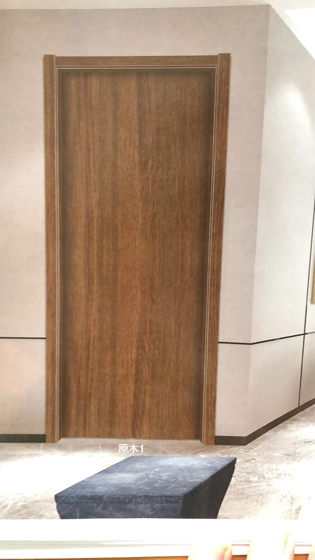 Finished Surface Finishing and MDF Door Material Europe Wooden Door
