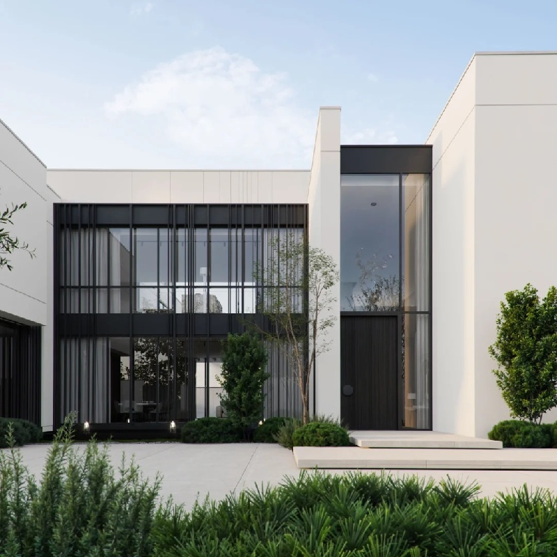 Panoramic High Transparency Aluminum Alloy Glass Curtain Wall System