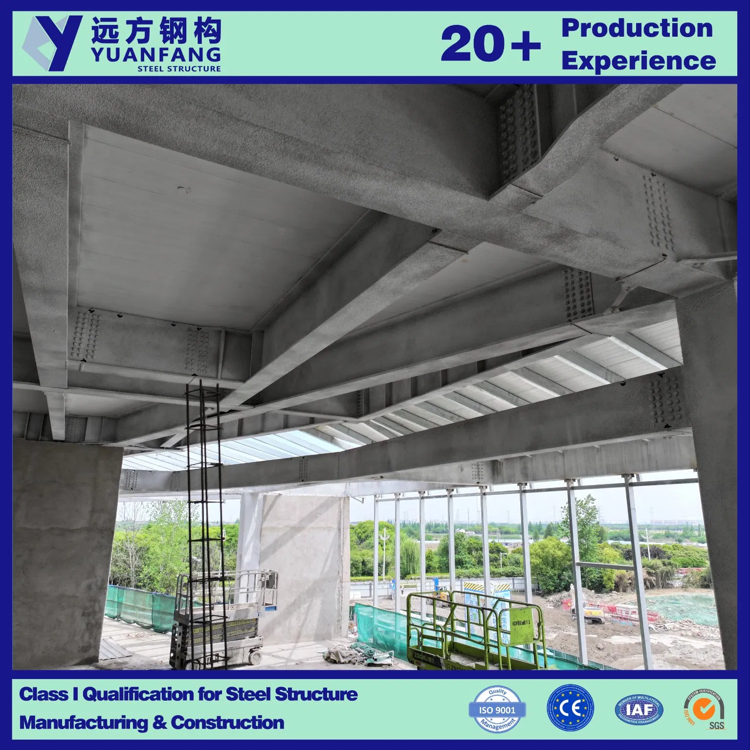 Heavy Steel Structure Large-Span Tube Trusses & Suspended Beams Exhibition Centers