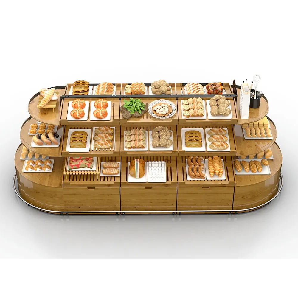Gondola Bakery Bread Cake Display Rack