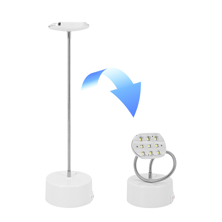 9W USB Rechargeable UV Nail Light Flash Cure Lamp for Gel Nails with 360 Degree Rotation Hose