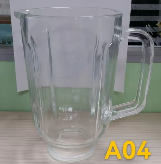 A04 Durable Blender Glass Jar for Home Kitchen Use
