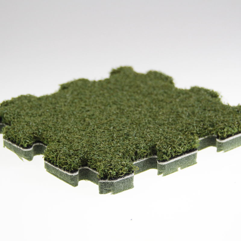 Interlocking Artificial Grass Tile Decorative Carpet Tiles