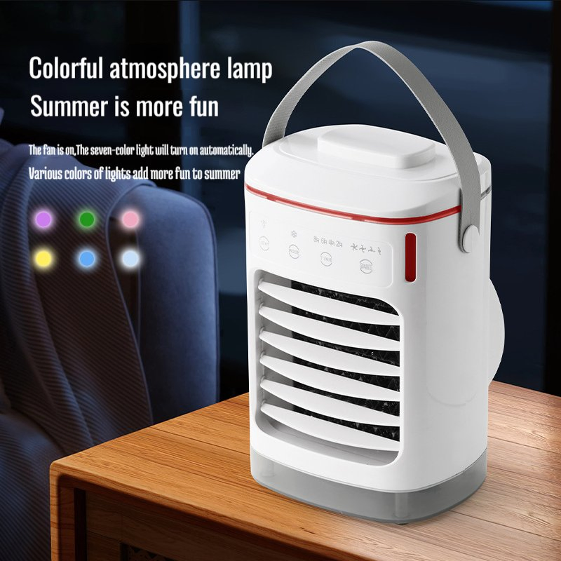 USB Refrigeration Desktop Mini Water Cooling Small Air Conditioner Office Dormitory Spray Humidifier Fan Air Cooler