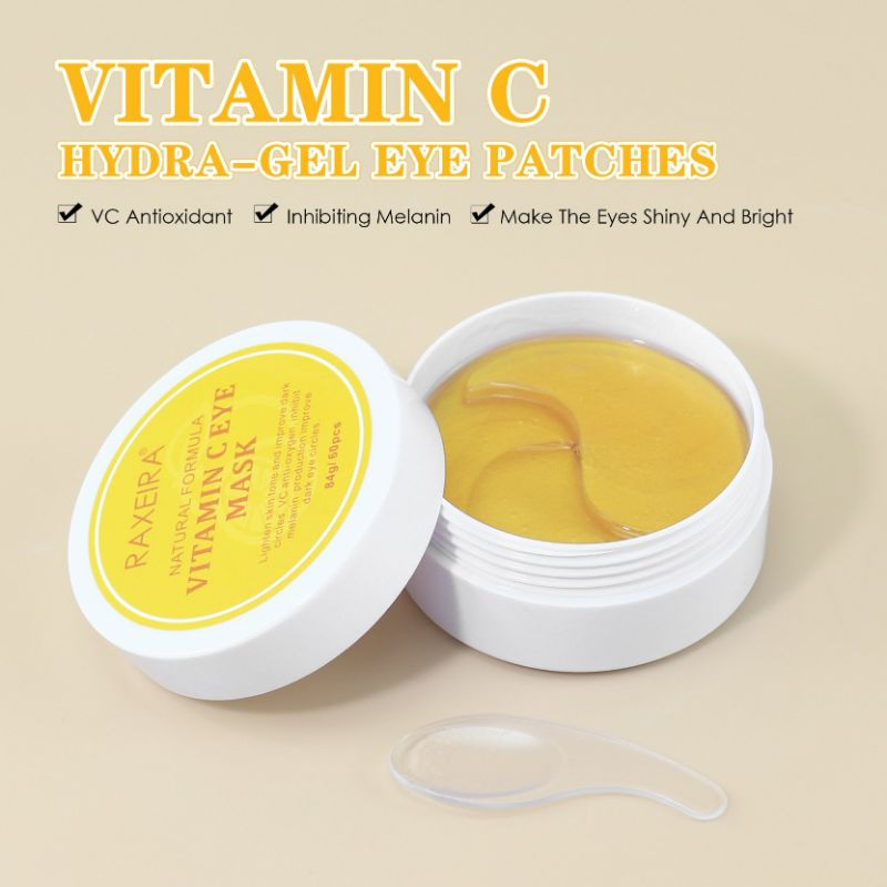 Private Label Factory Wholesale Natural Nourishing Vitamin C 24K Gold Wrinkle Remover Eye Mask