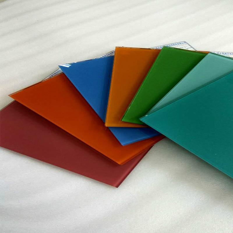 Color Painted Glass Decorative Glass Splash Back Glass Toughened Lacquered Glass