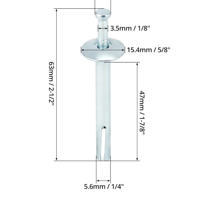 Carbon Steel Concrete Ceiling Hammer Driven Anchor Wall Plug Fixing Expansion Screw