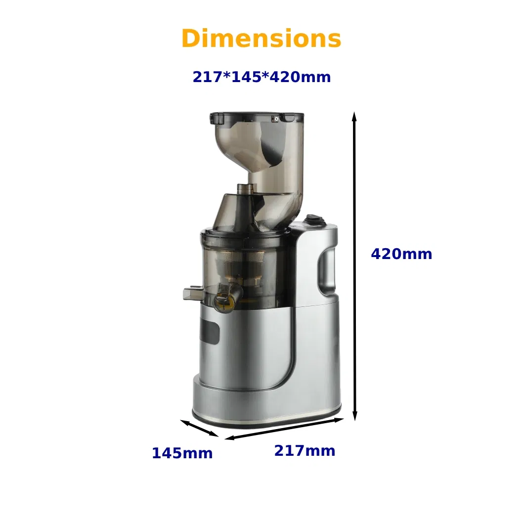 Efficient Slow Juicer for Fruits & Vegetables with Low-Speed Masticating Technology