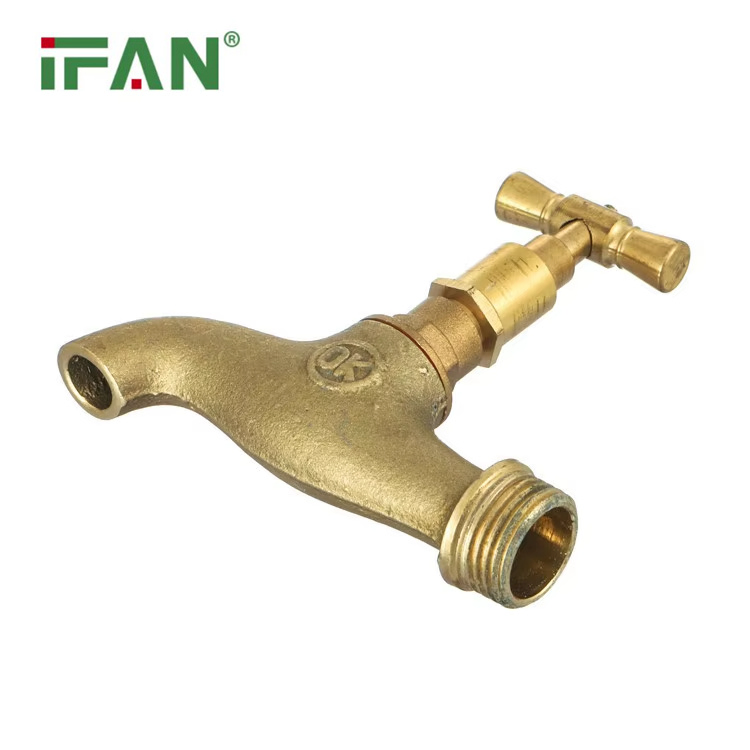 Латунный водоразборный кран (бибок) 1/2"-1" IFAN