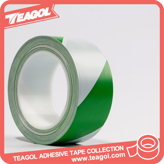 Cheap Floor Marking Caution Tape with Rubber, PVC Warning Tape
