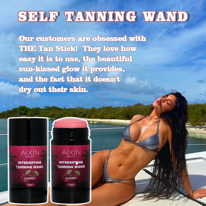 Beauty Cosmetics Skin Care Bronzed Deep Skin Tone Extreme Dark Tanning Accelerator Self Tan Stick Intensifying Tanning Wand