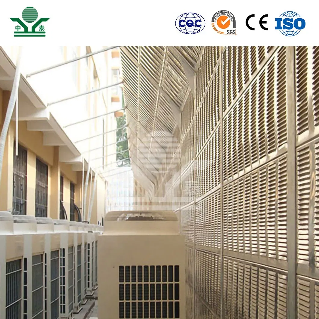 Zhongtai Construction Sound Barrier China Manufacturers Commercial Sound Barrier Quiet Wall 5+5 Tempered Glass Material Sound Barrier for Outdoor AC Unit