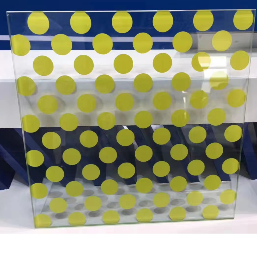 High Quality Architecture Building 4mm-19mm Silkscreen Printing Glass with Dots