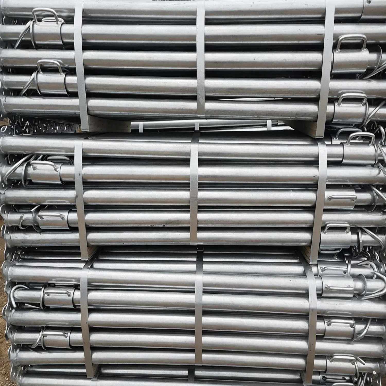 S235jr Q235 DIN En1065 Electro-Galvanized Light-Duty Shoring Adjustable Steel Prop Scaffolding