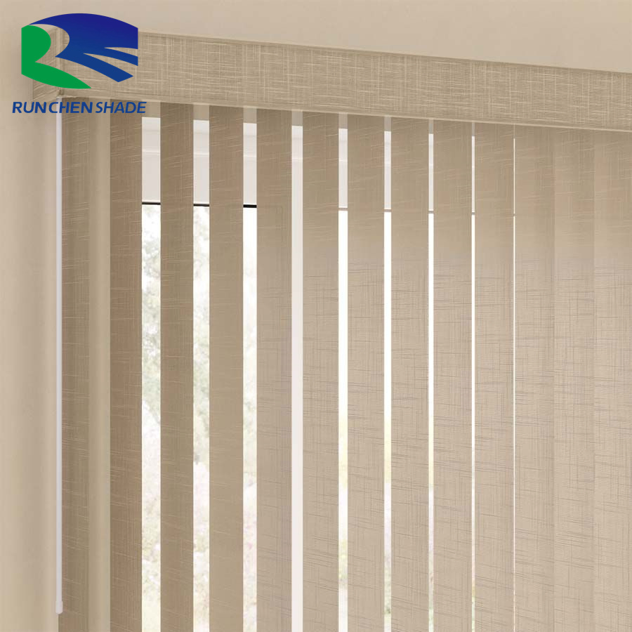 Wholesale Custom Vertical Polyester Electric Remote Control Dream Blind Curtains