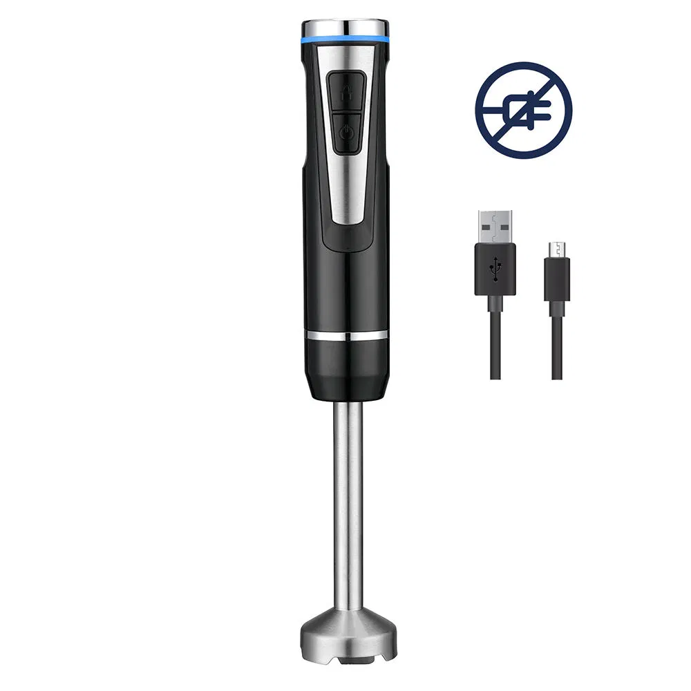 Multifunctional Outdoor 200W Type C Rechargeable Cordless Hand Blender Rechargeable Blender
