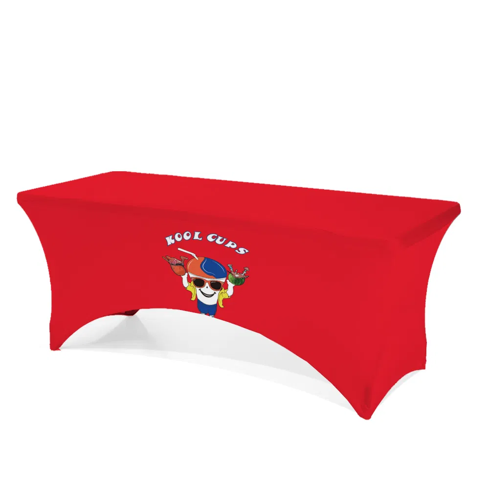 Premium Logo Table Covers for Trade Shows and Gatherings