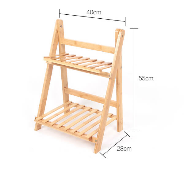 Modern Indoor Wholesale Wall Shelves Pine Beech Bamboo Wood Plant Stand