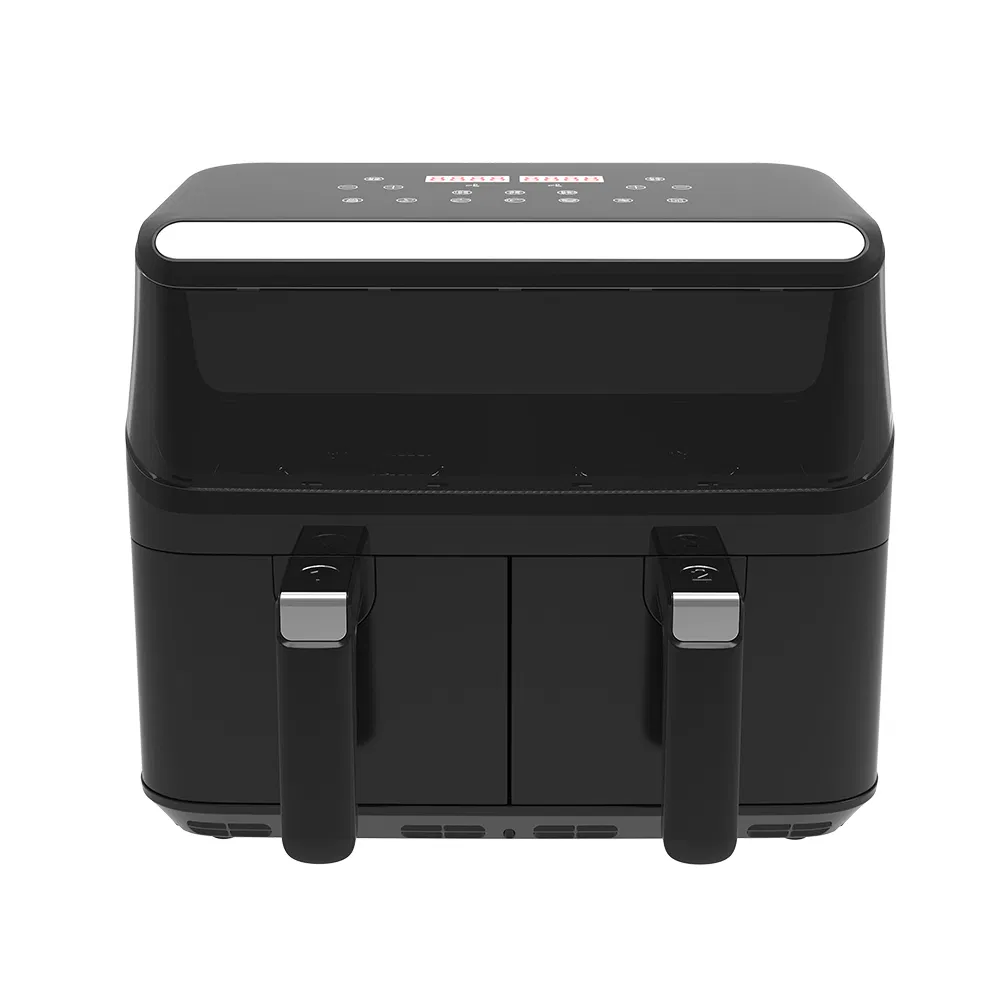Multi Function Smokeless Oven Cooker Double Pot Digital Smart LED Display Dual Basket Air Fryer Dual Air Fryers