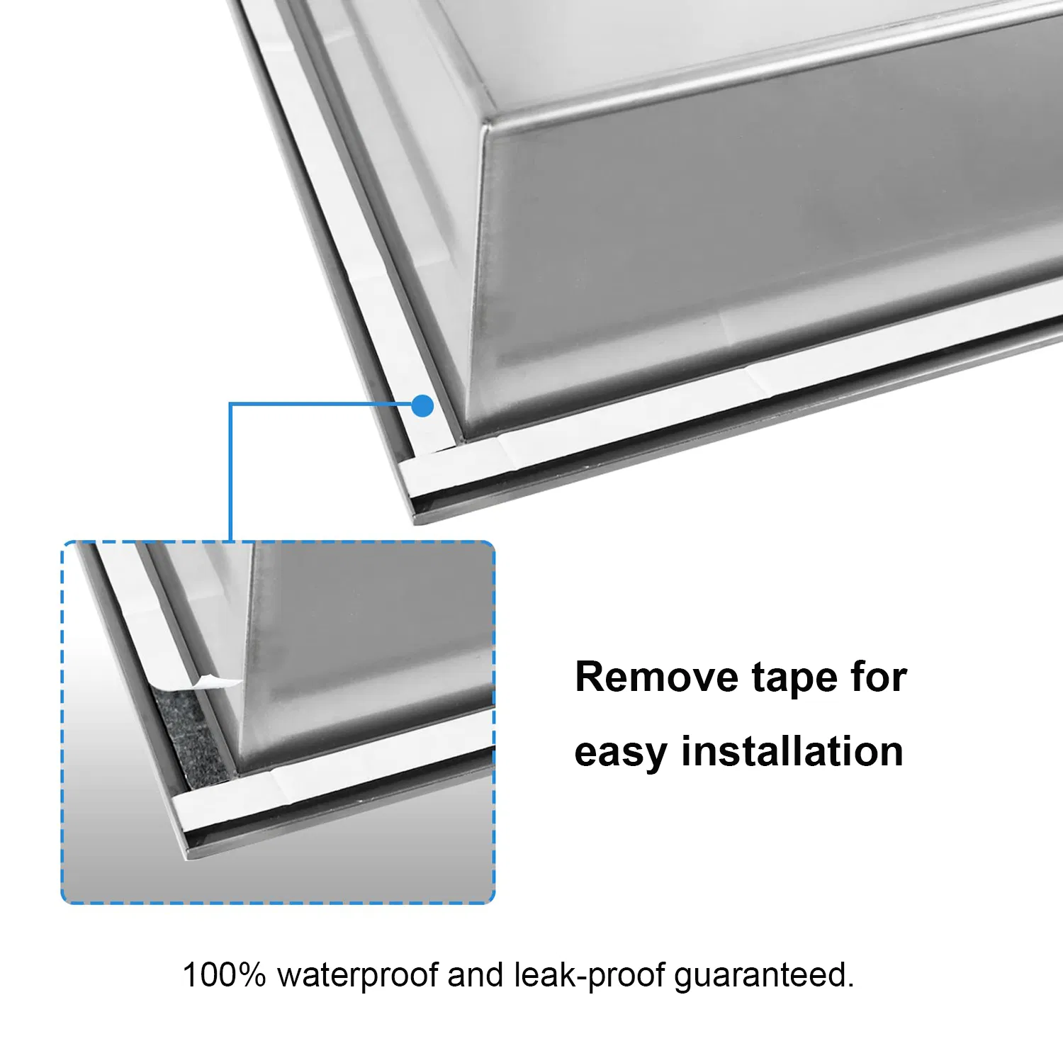 Встраиваемая ниша для душа 36x12 см, нержавеющая сталь