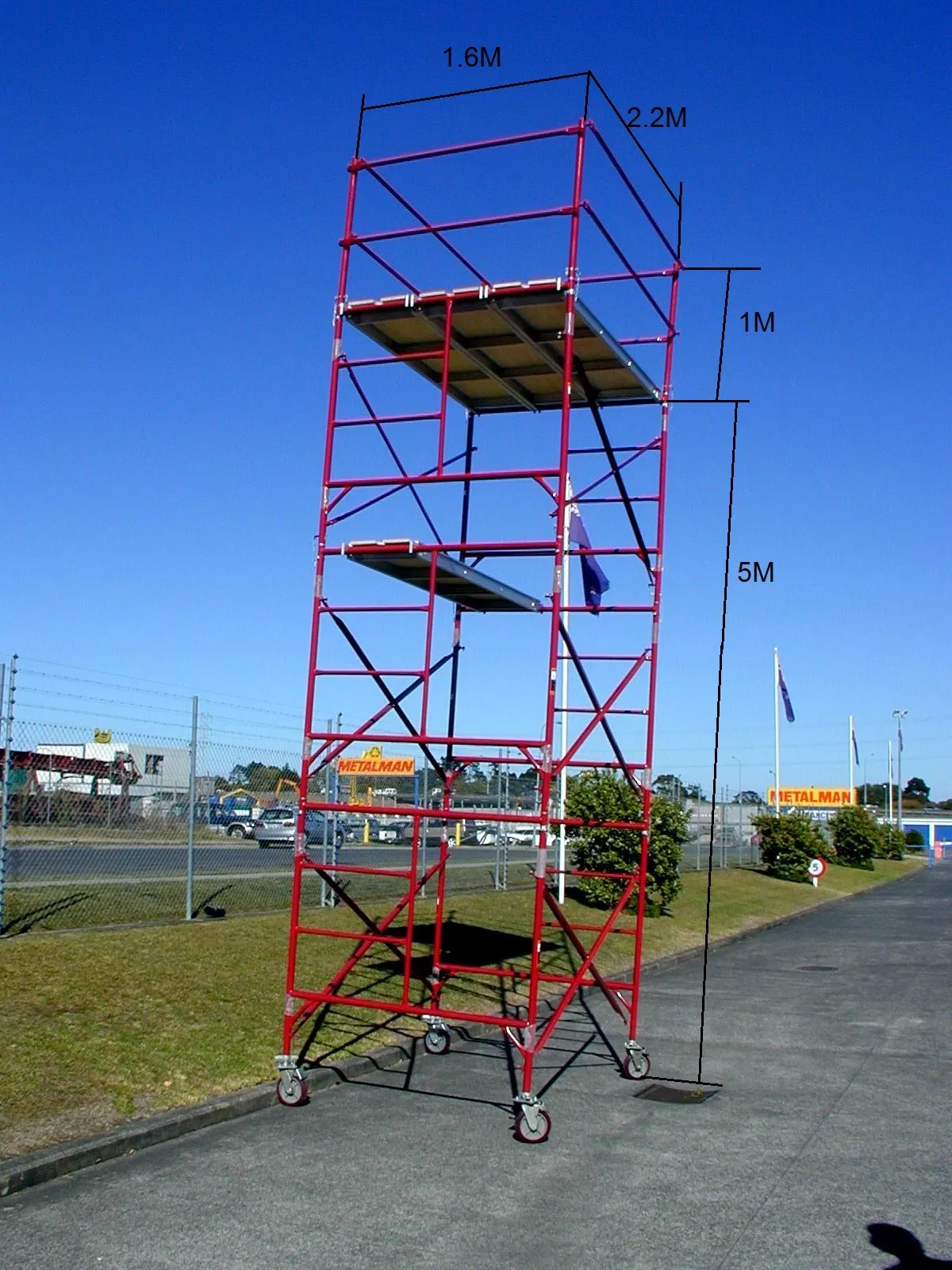 Steel Building Material Type Walk Thru Frame Scaffolding for Construction