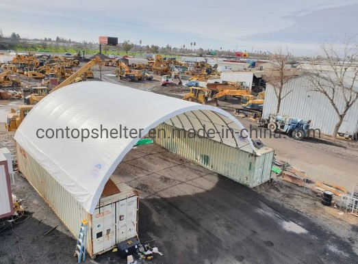 Large High Quality PVC Dome Industrial Shipping Container Shelter Shed for Equipment Storage