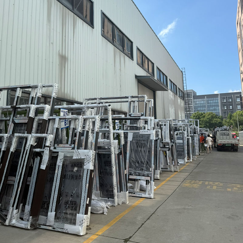 Modern Dual-Track Design PVC Sliding Windows