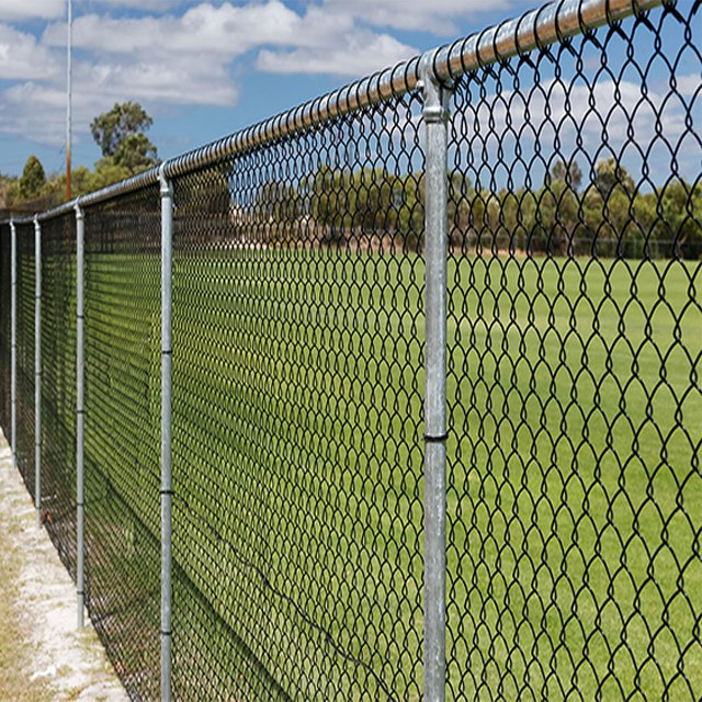 Diamond Galvanized PVC Coated Chain Link Cyclone Security Chainlink Mesh Fence