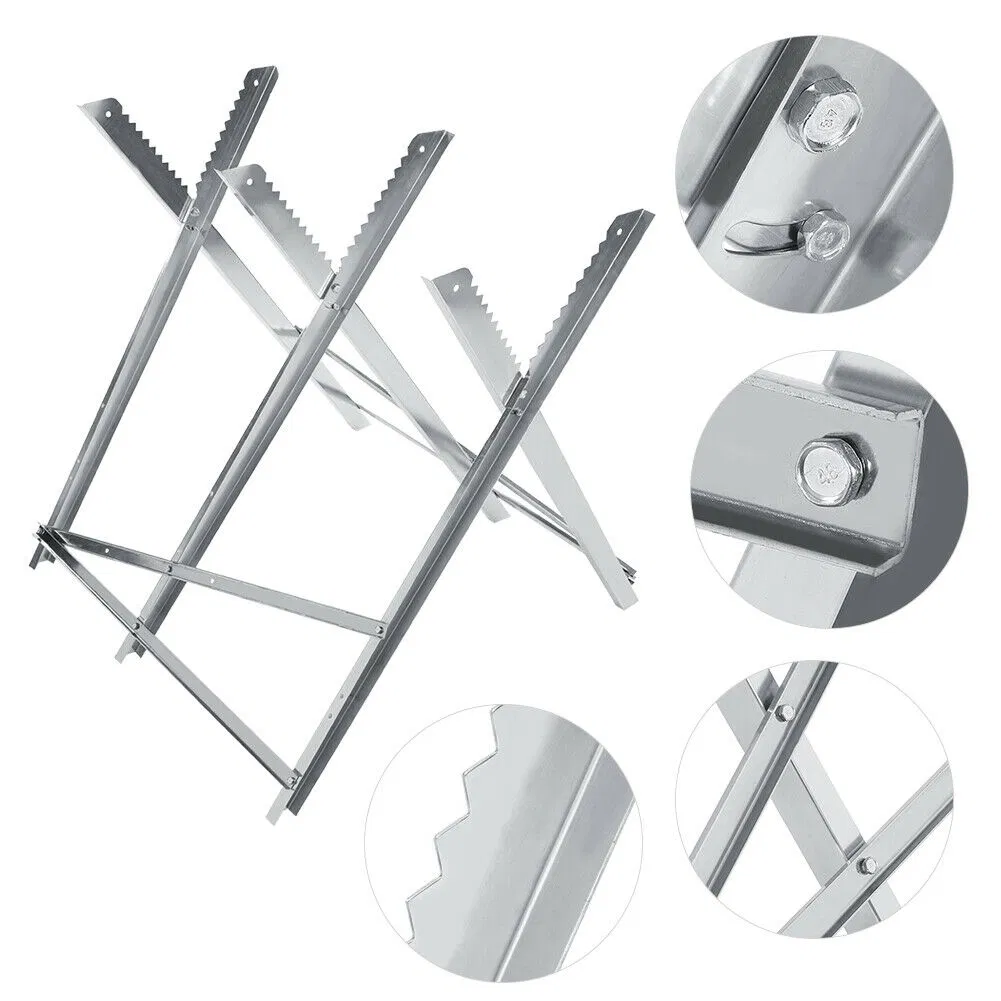 Heavy Duty Chainsaw Trestle Log Folding Saw Horse Sawhorse