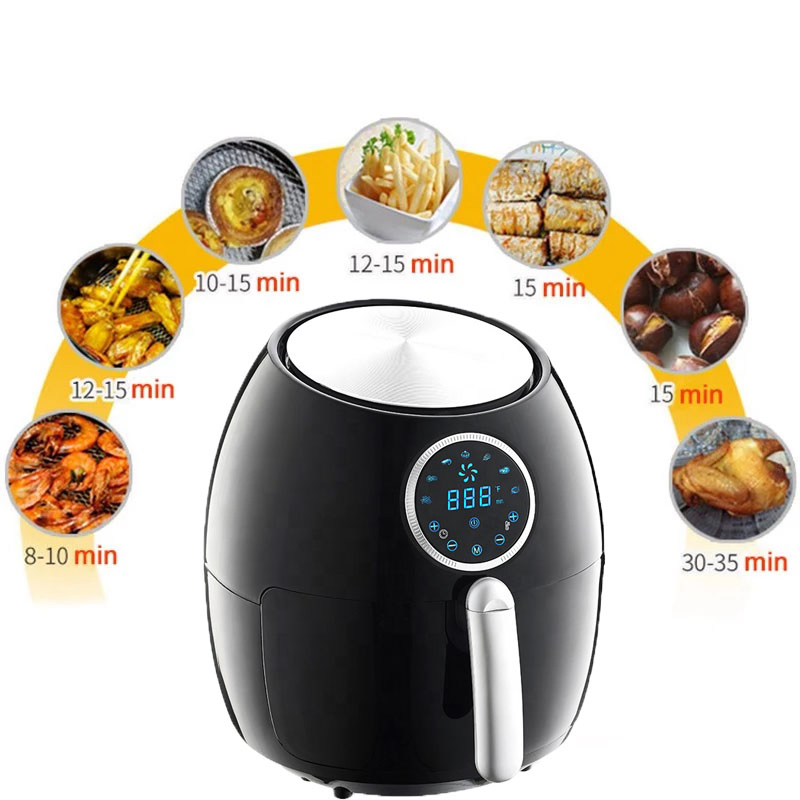 New Style Digital Display Touch Air Fryer Without Oil