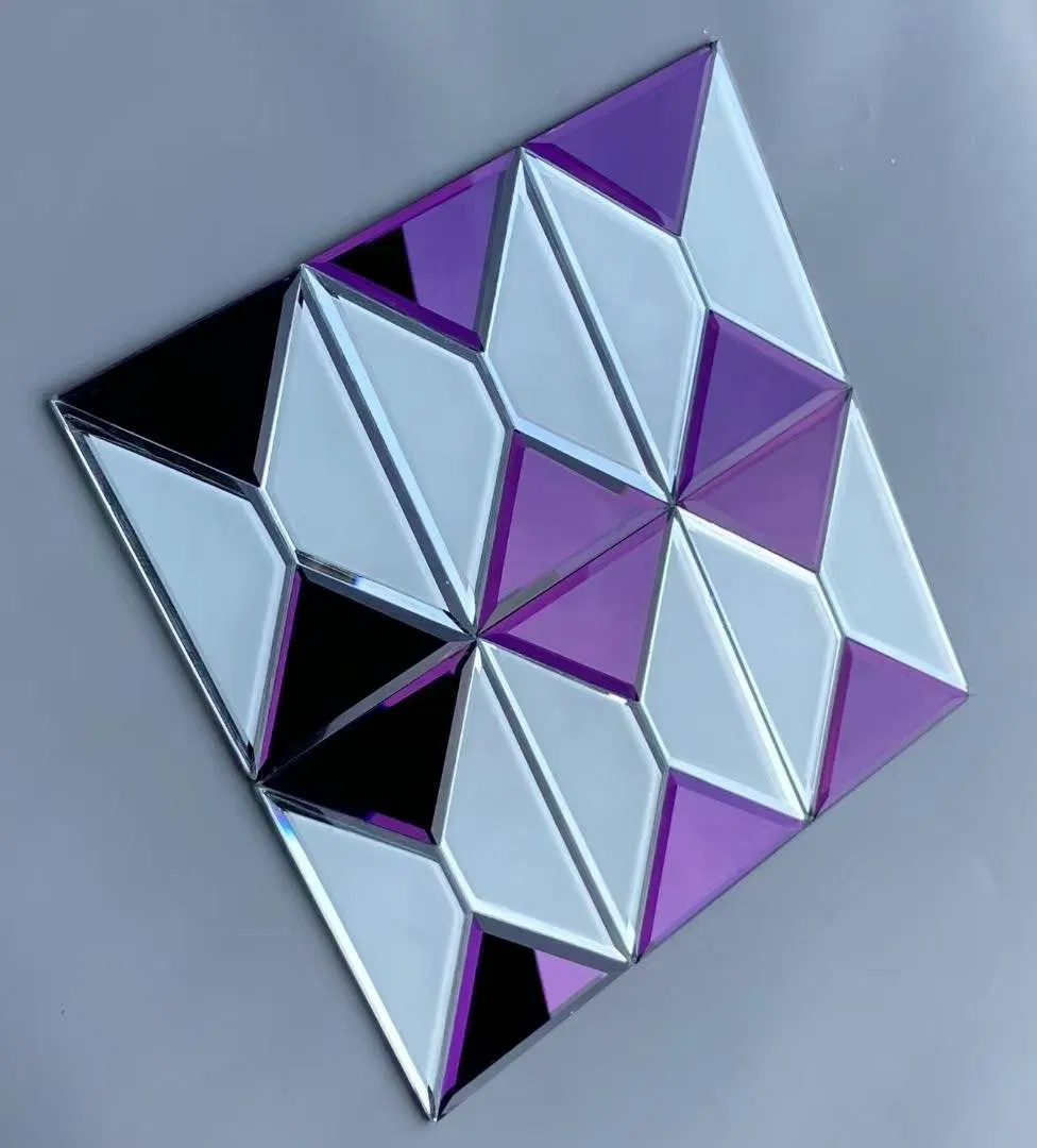 Самоклеящаяся зеркальная мозаика для интерьера