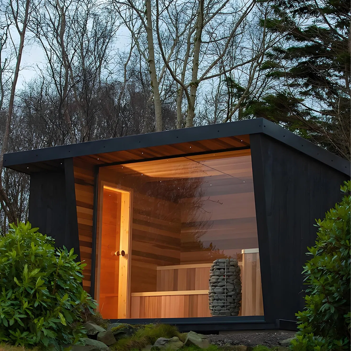 Сауна премиум-класса на заказ: размер, цвет, комплектация