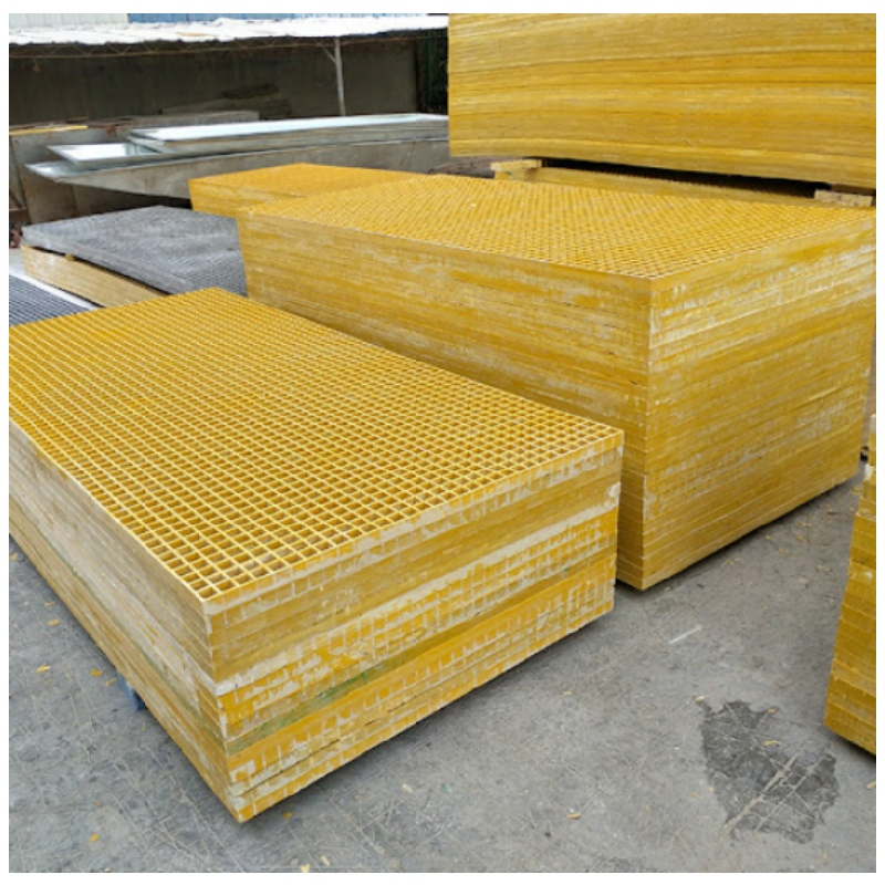 Corrosion-Resistant Fiberglass Products - Flat Surface Grating for Wastewater Treatment