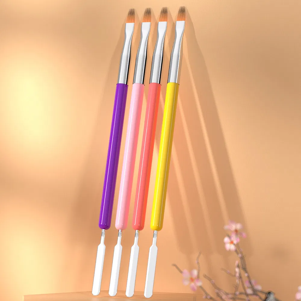 New Products Wholesale Double Head Multi Function Crystal Long Rods Nail Pen