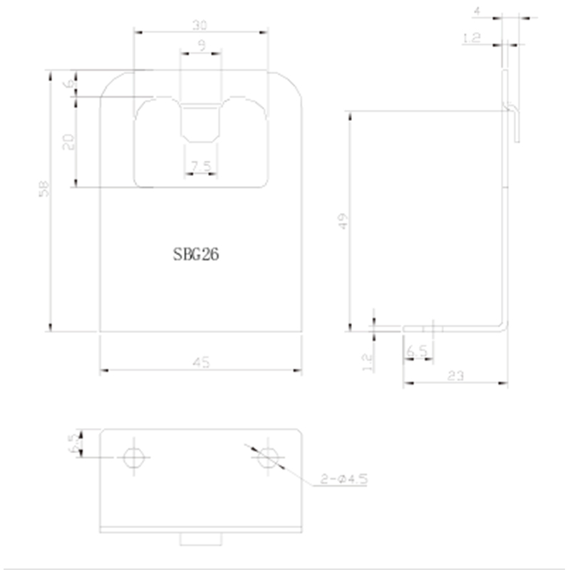 304 Stainless Steel Hook for Window Lock
