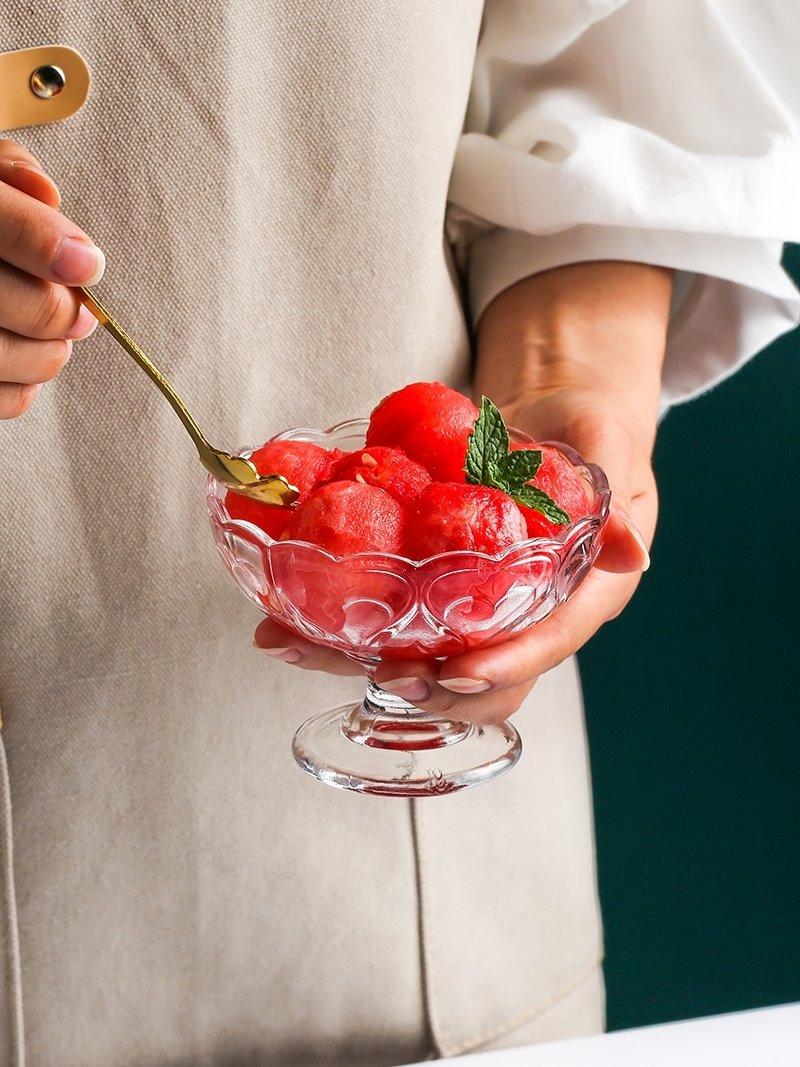 Creative Dessert Ice Cream Glass Cup Home High Value Dessert Yogurt High Value Cold Drink Cup