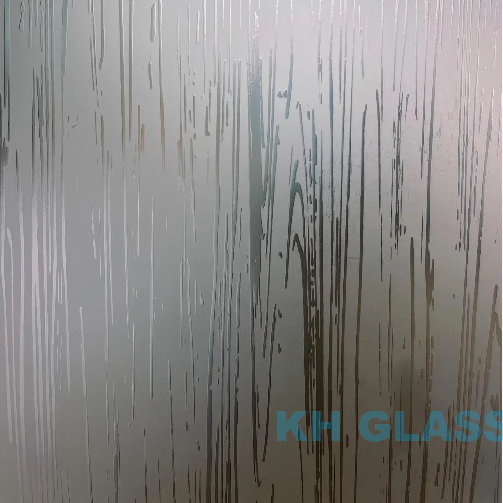 Gray Grey Bronze Color Stylish New Designed Acid Etched Glass
