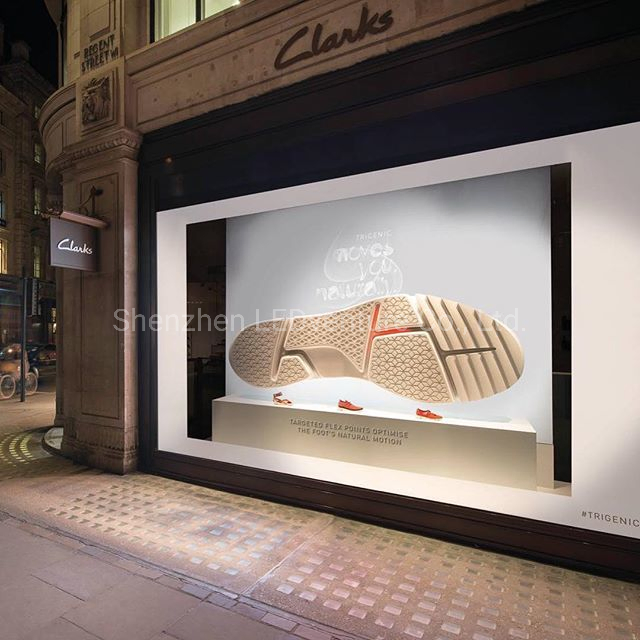 Vest Display Cabinet with P2.6 LED Billboard Price with Aluminum Cabinet