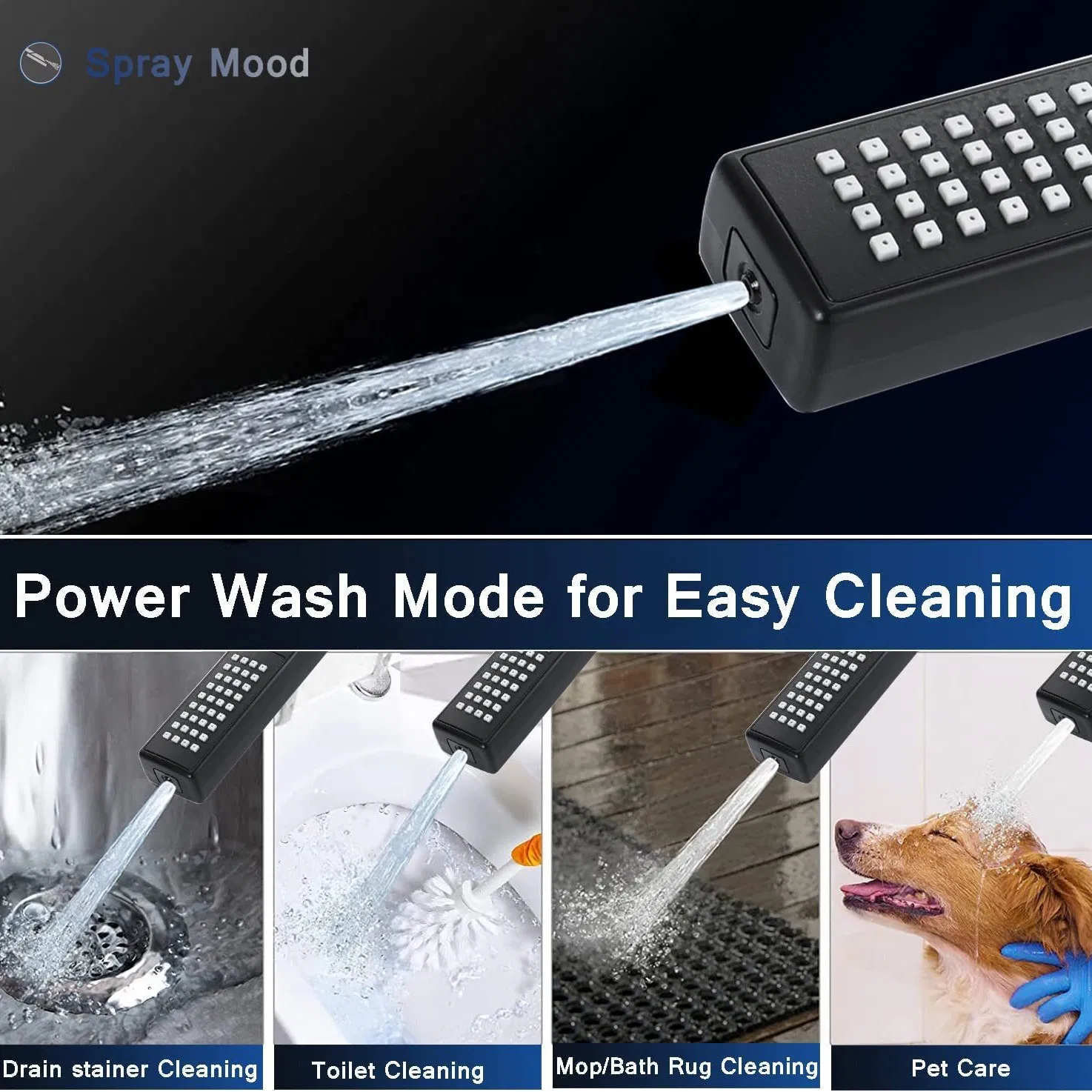 Premium Stainless Steel Pressurized Overhead Shower Head for Luxurious Bathing