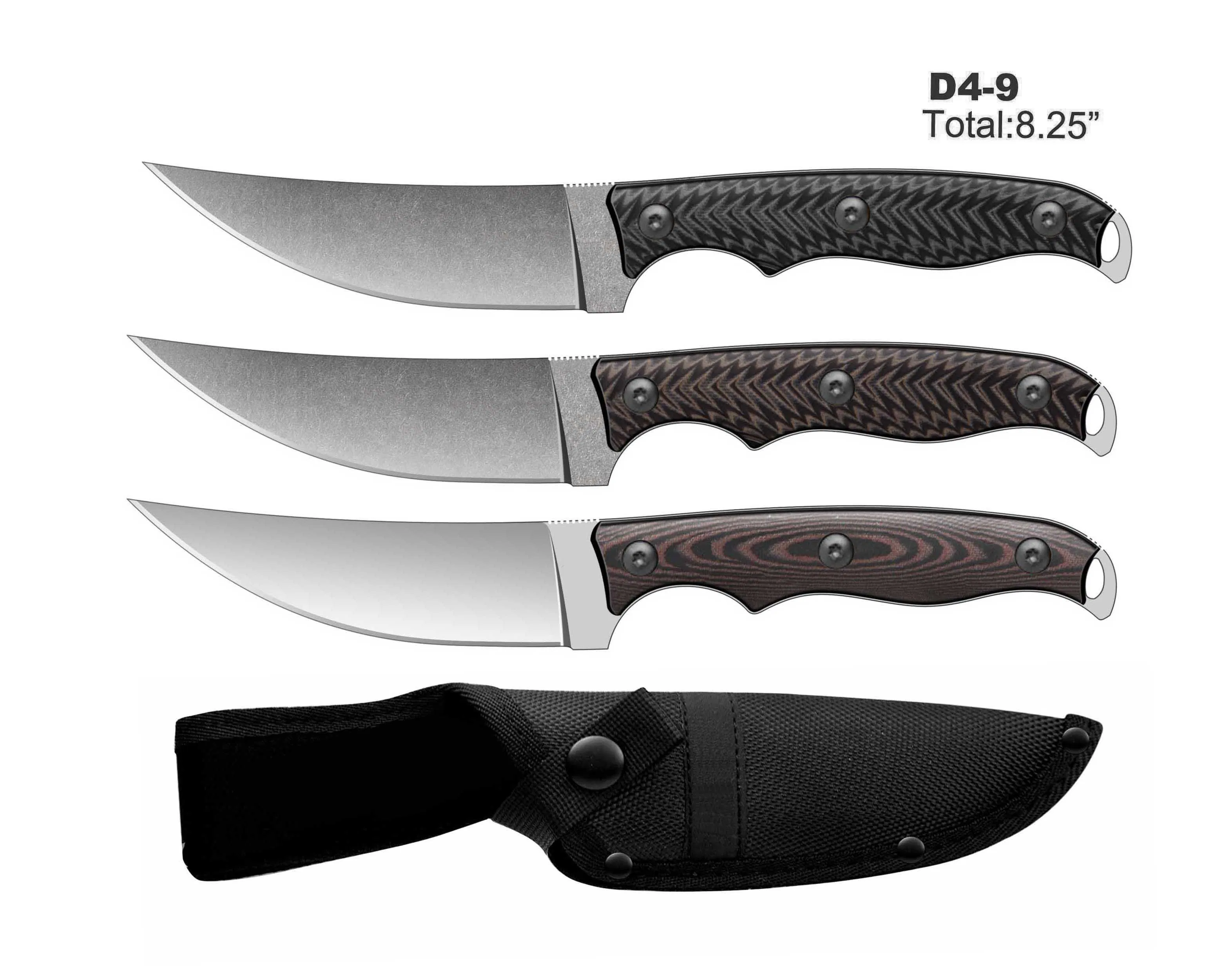 Нож походный фиксированный 8 дюймов с рукоятью G10