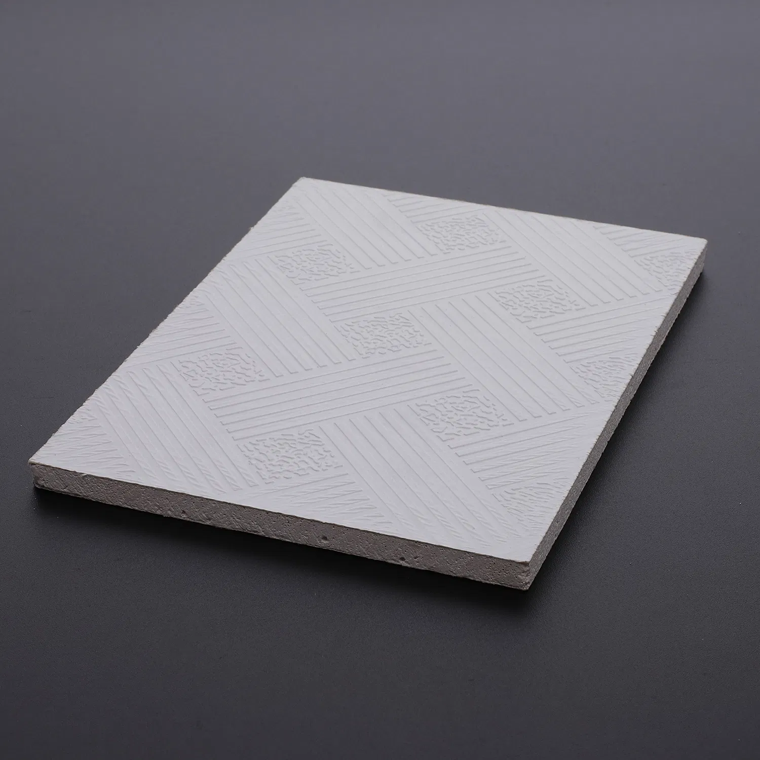 Trusus Brand 8mm PVC Laminated Gypsum Ceiling Tiles Made in China