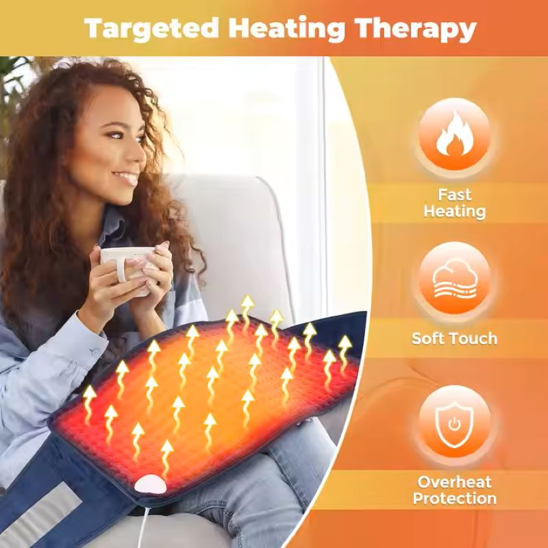 Electric Menstrual Heating Pad Massager Pain Relief Waist Belt Abdomen Belly Warmer